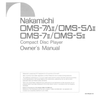 Nakamichi OMS-5-II-OMS-5A-II-Owner-Manual